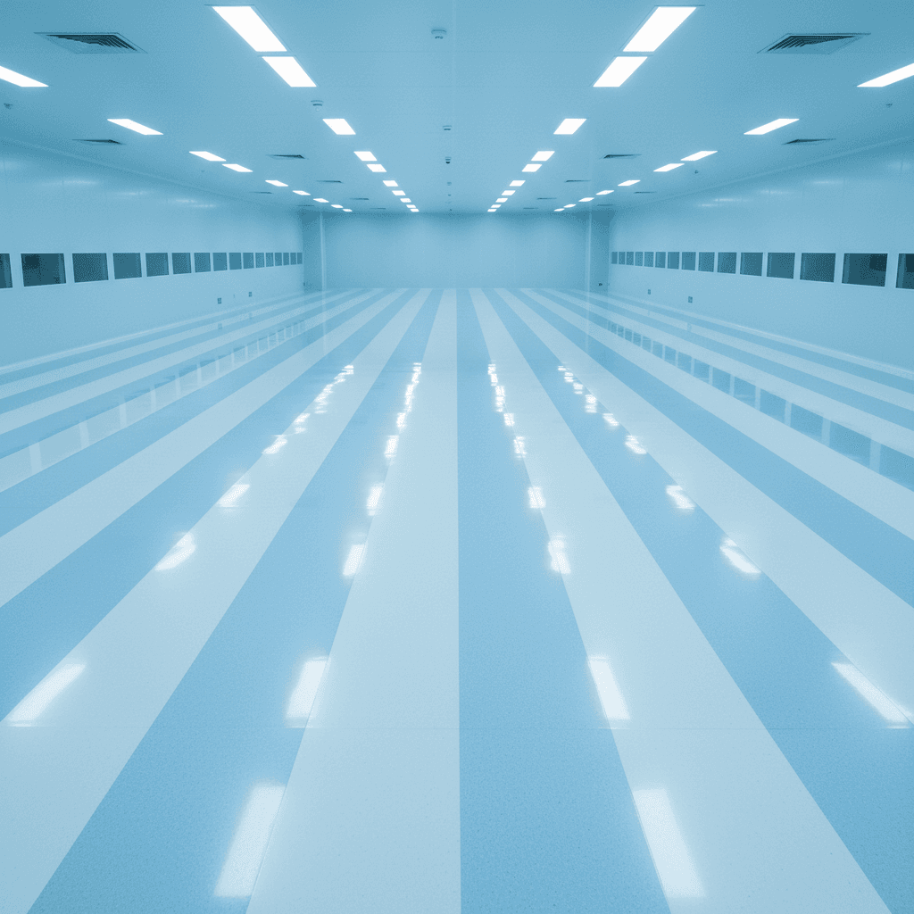 Cleanroom floor surface